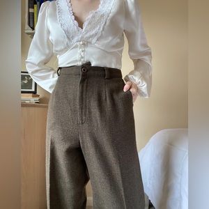 vintage brown trousers